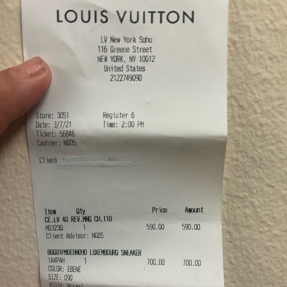 NWT Louis Vuitton 40 REV. MNG CH. 110
LIMITED TIME BLACK FRIDAY PRICE - Picture 6 of 7